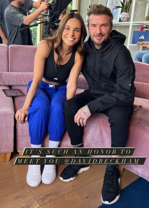 Tania Rincón y David Beckham 