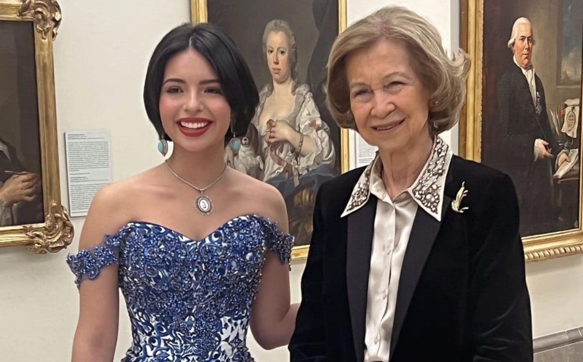 Ángela Aguilar y la Reina Sofía