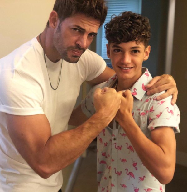 William Levy y su hijo Christopher