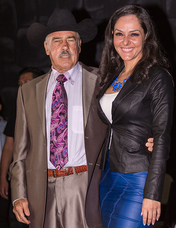 Andrés García y su hija Andrea
