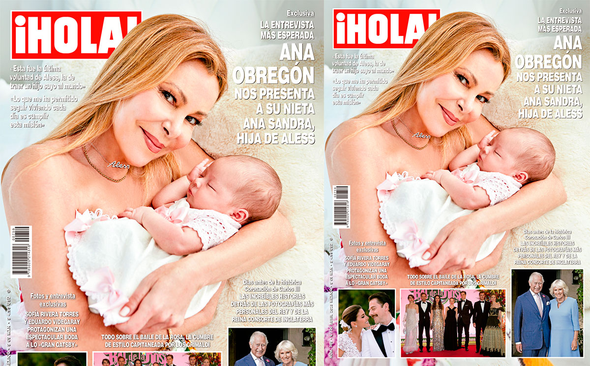 En ¡HOLA!, Ana Obregón nos presenta a su nieta, Ana Sandra, hija de Aless