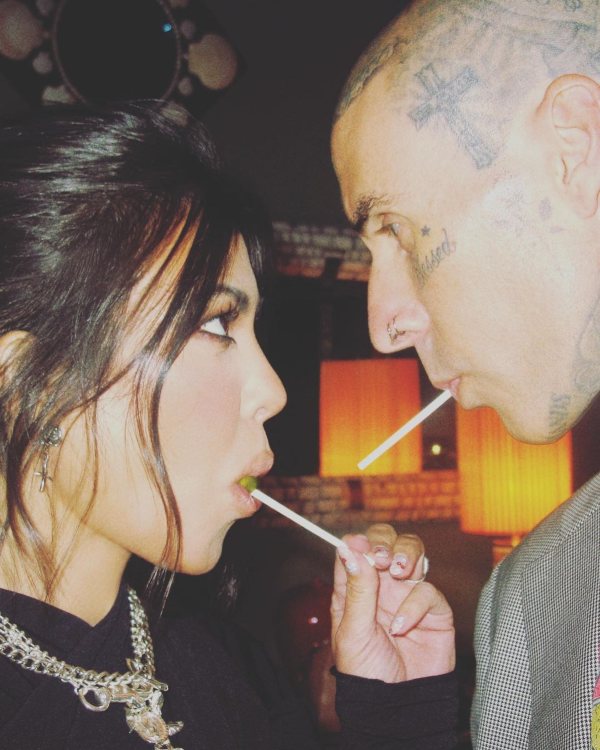 Kourtney Kardashian y Travis Barker