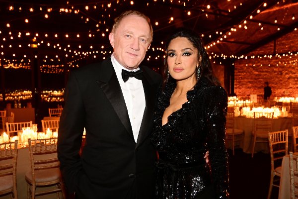 Salma Hayek y Francois