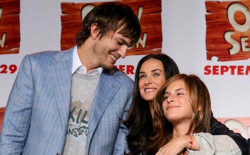 Tallulah Willis revela cómo vivió la relación de su mamá, Demi Moore, con Ashton Kutcher: 'Fue realmente difícil'
