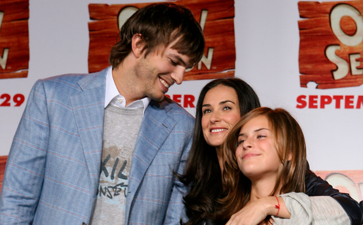 Tallulah Willis revela cómo vivió la relación de su mamá, Demi Moore, con Ashton Kutcher: 'Fue realmente difícil'