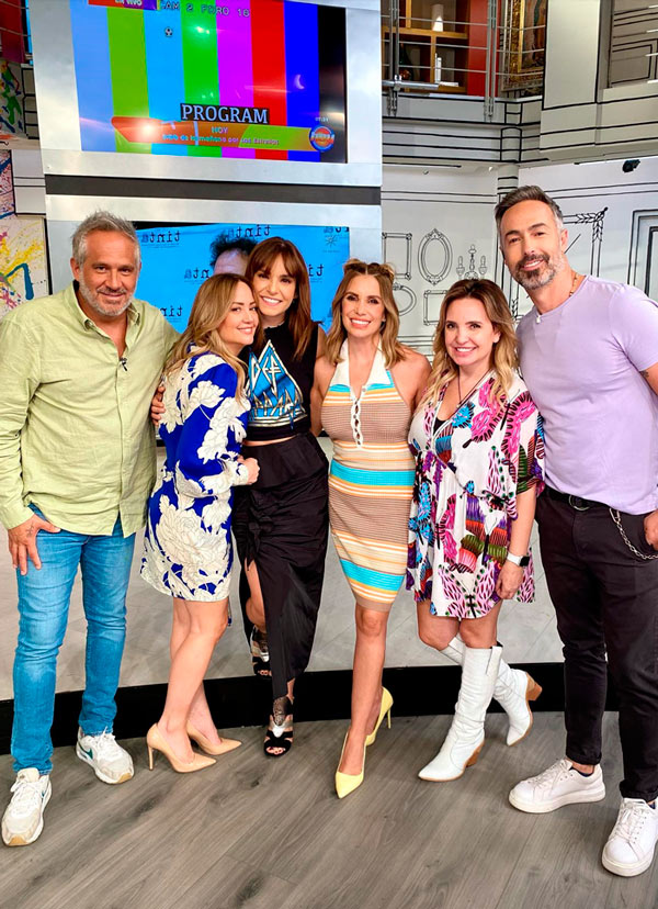 Tania Rincón en el Programa Hoy