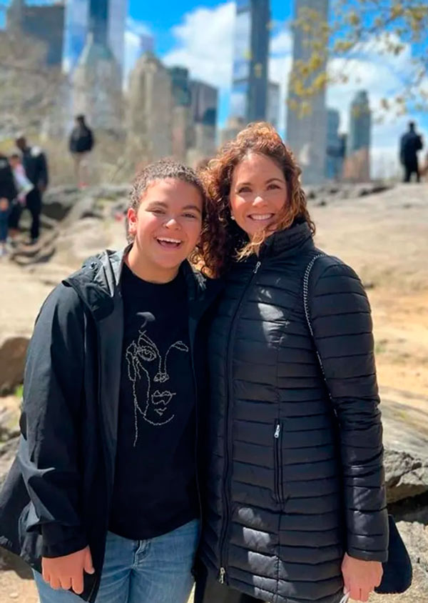 Lucero y su hija