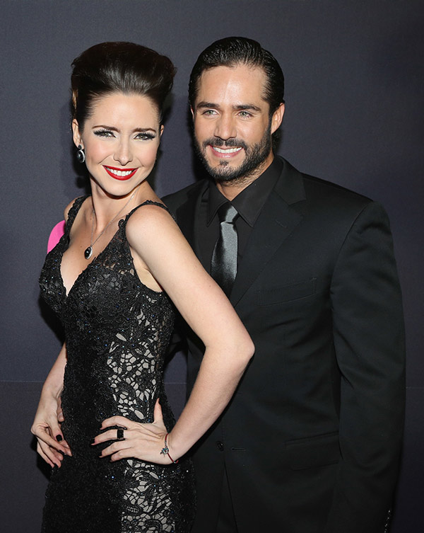 Ariadne Díaz y José Ron