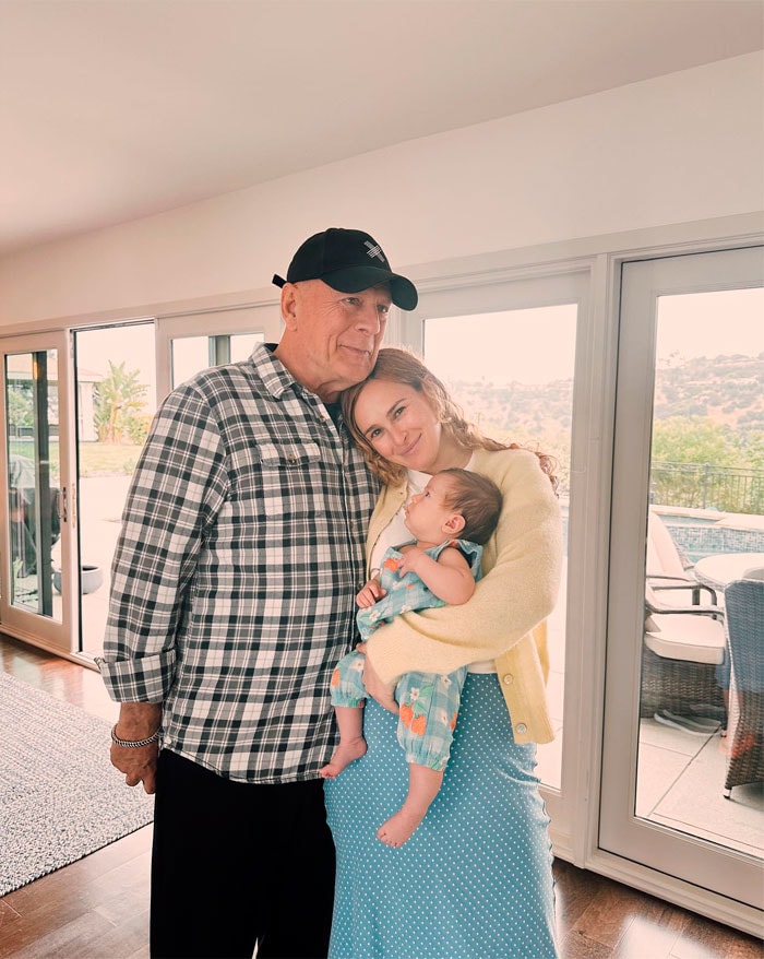 Bruce Willis y su nieta