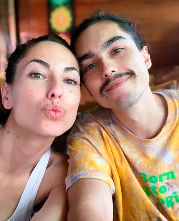 Bárbara Mori y su hijo Sergio