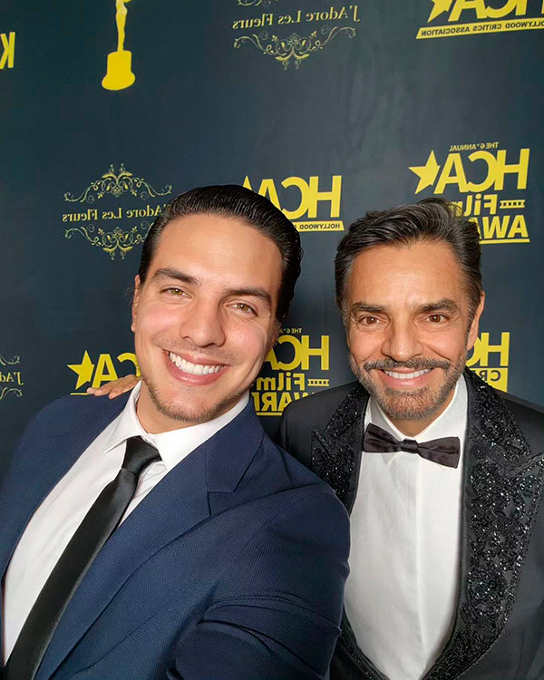 Eugenio Derbez y Vadhir Derbez