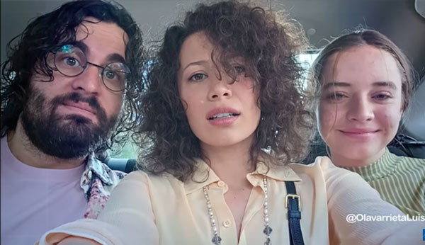 Ricardo Spear, Daniela Bueno y Maya Berry