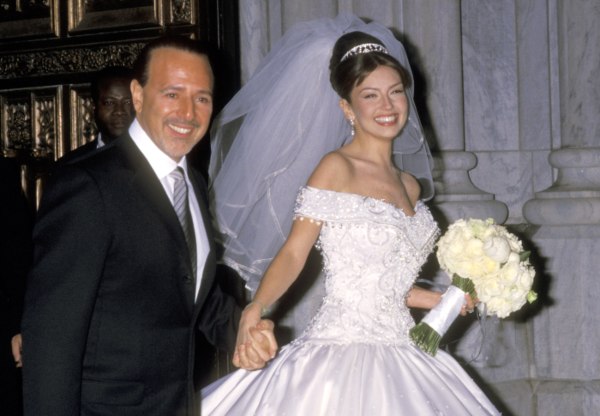 Thalia y Tommy Mottola