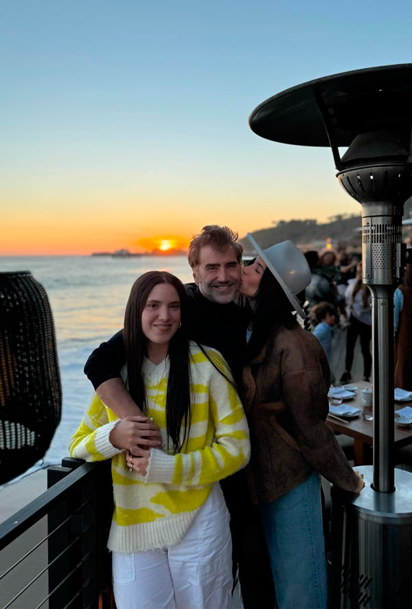 Alejandro Fernández y su hija América