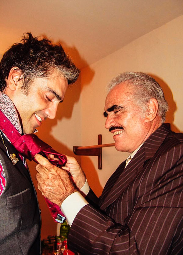 Alejandro Fernández y don Vicente
