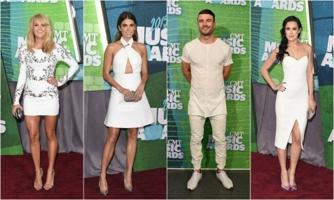 Carrie Underwood, Nikki Reed, Rumer Willis are white hot at 2015 CMT Awards