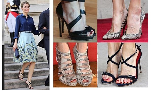 Queen Letizia of Spain's shoe collection: 14 pairs of royally killer heels