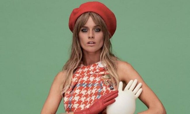 Cressida Bonas stuns in Twiggy inspired fashion shoot