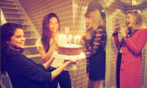 Taylor Swift, Gigi Hadid and Selena Gomez throw Lily Aldridge a 30th birthday party