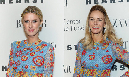 Nicky Hilton, Tommy Hilfiger's wife Dee wear the same Valentino dress to NYC event