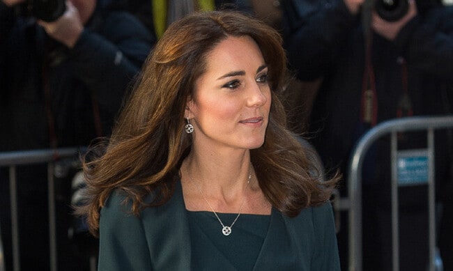 Kate Middleton shows off new haircut, recycles her L.K. Bennett power suit