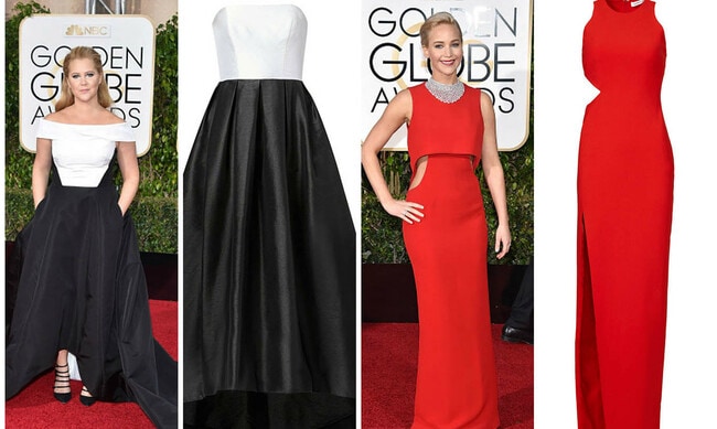 Get the look: Golden Globes fashion for less