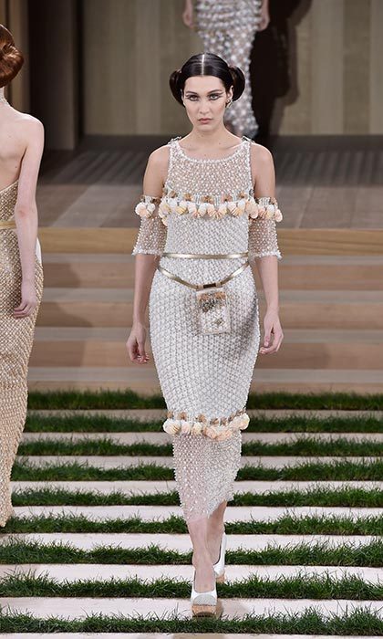 Kendall Jenner and Gigi Hadid star on the Chanel haute couture catwalk