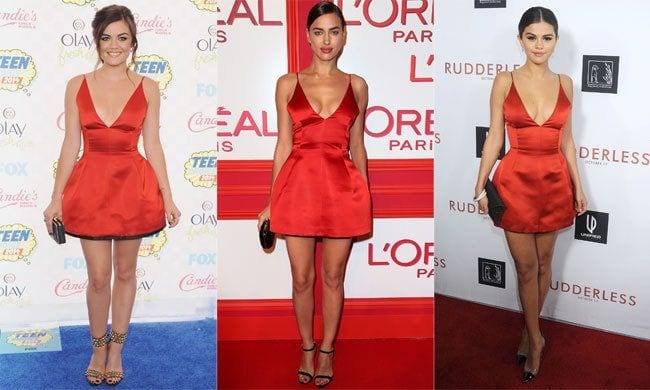 Rihanna, Selena Gomez, more of the hottest celebrity red dress looks