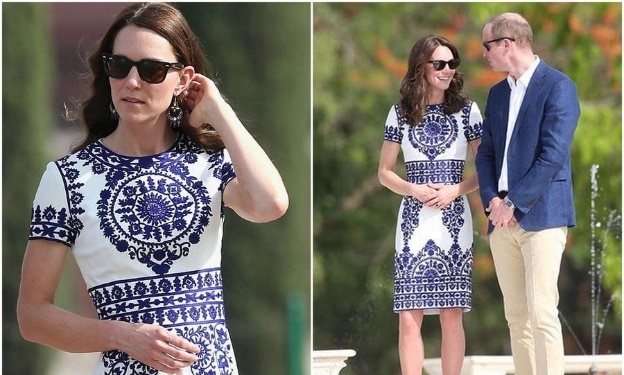 Kate middleton taj mahal dress hotsell
