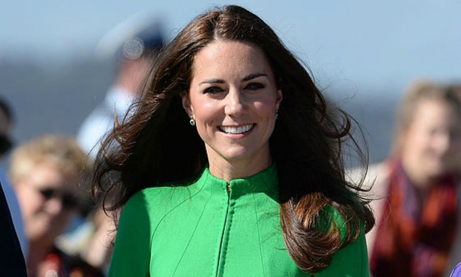 Kate Middleton recycles green coat for Chelsea Flower Show