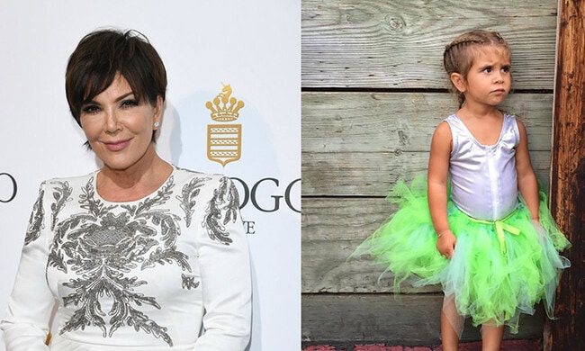 Kris Jenner and granddaughter Penelope Disick show matching style in lemon print dresses