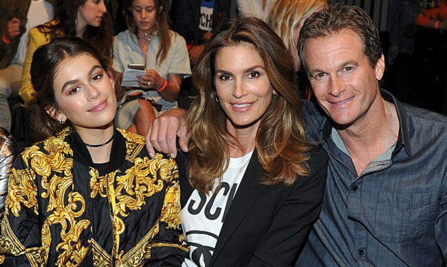 Cindy Crawford's son Presley Gerber makes runway debut for Moschino