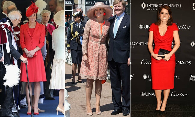 Royal Style: Kate Middleton, Queen Maxima and Princess Eugenie are ladies in red and more