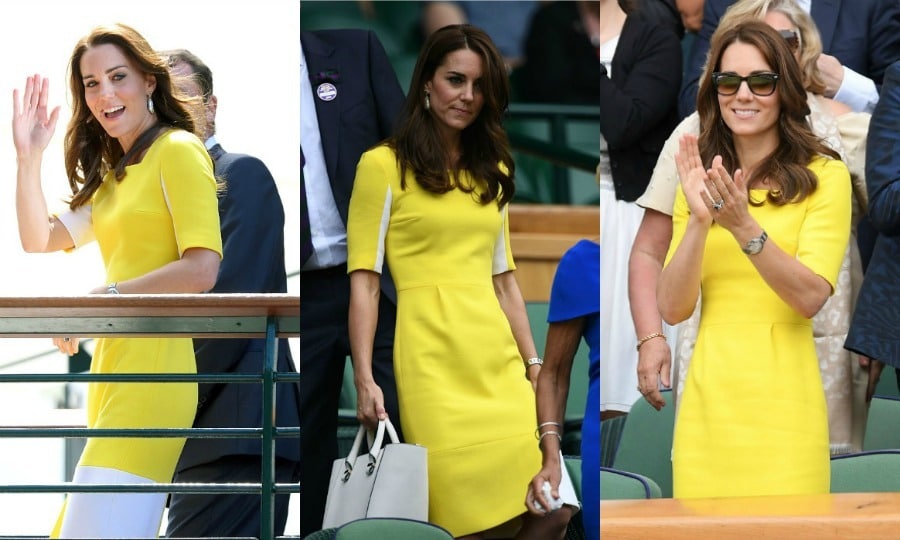 Kate Middleton shines in recycled Roksanda Ilincic dress at Wimbledon