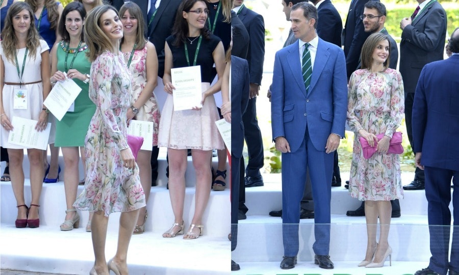 Queen Letizia's summer style is on point in this Zara dress