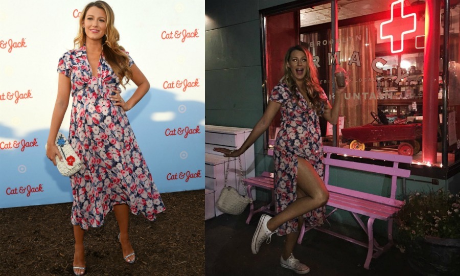 Blake Lively ditches her heels for a milkshake after glam event