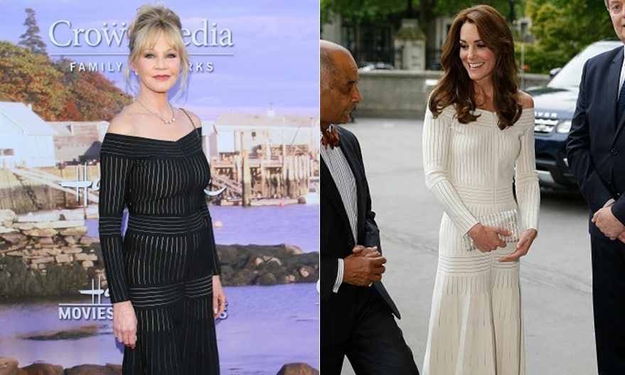 Kate Middleton and Melanie Griffith wear the same Barbara Casasola dress