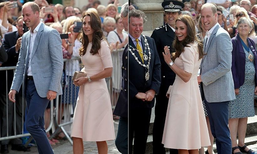 Kate Middleton wears Lela Rose for first day of Cornwall and Isles of Scilly visit