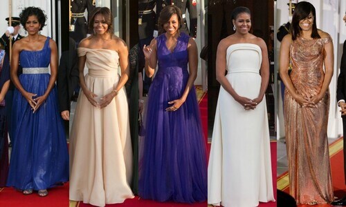 Michelle Obama's White House State Dinner looks