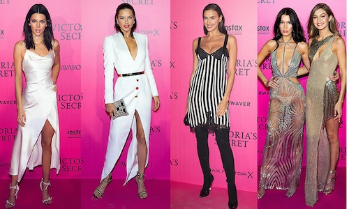 All the best looks from the Victoria's Secret pink carpet
