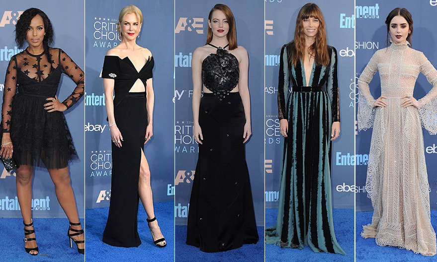 Critics' Choice Awards 2017: All the best red carpet fashion