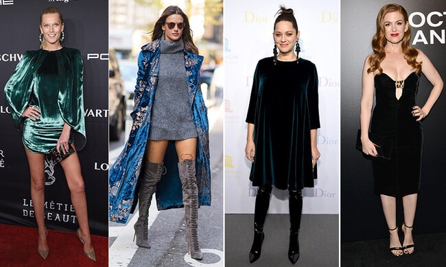 Star trends: Celebrities show you all the ways you can wear velvet this winter