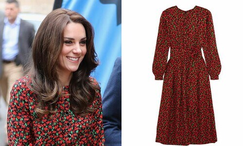 Kate Middleton is holiday ready in red and green: All the details
