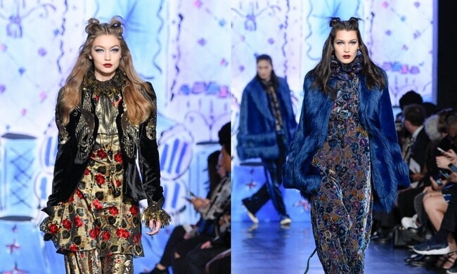 Gigi and Bella Hadid share the runway at Anna Sui, plus more New York Fashion Week highlights