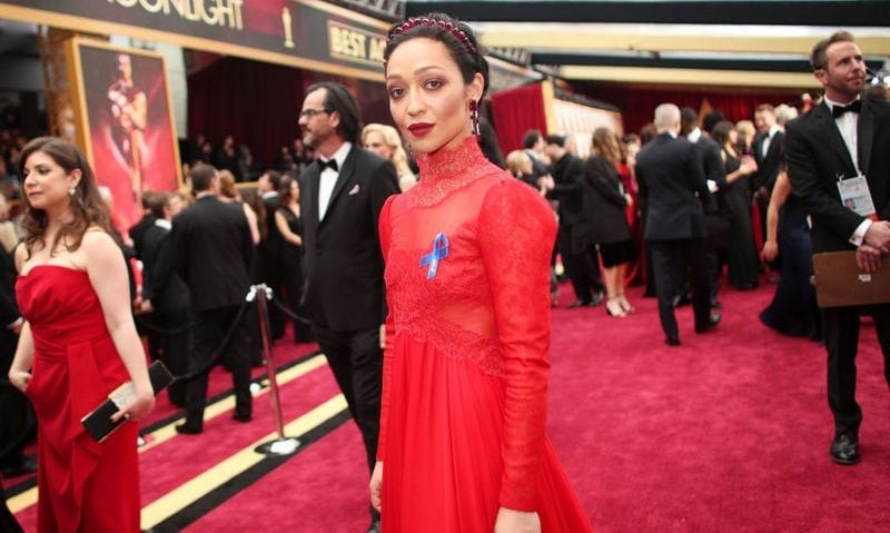 Why Ruth Negga, Karlie Kloss and Lin Manuel-Miranda are rocking the blue ribbon at the Oscars 