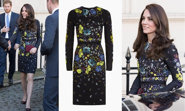 Kate Middleton looks ready for spring in Erdem at Heads Together engagement