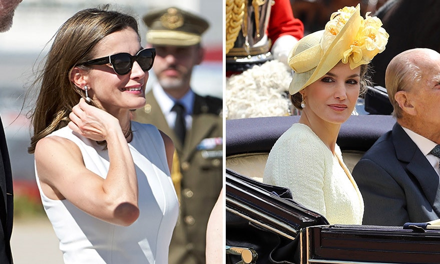 Queen Letizia of Spain shows off her summer style in London