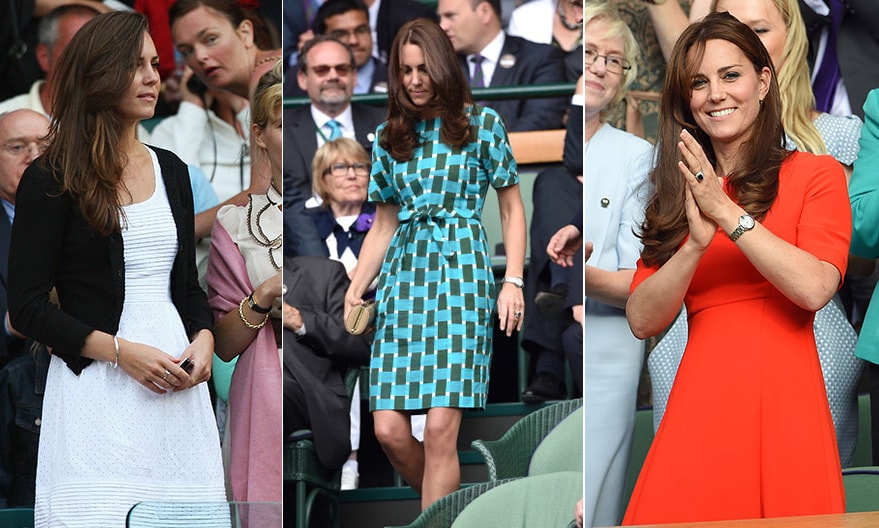 Kate Middleton's Wimbledon style over the years