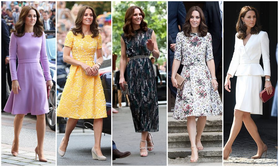 All of Kate Middleton's looks from the royal tour of Poland and Germany