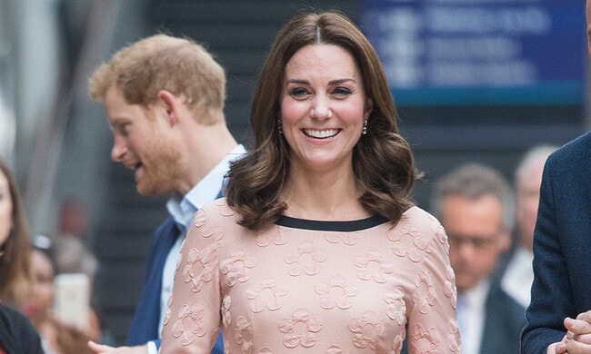 Kate Middleton wears pink Orla Kiely dress for 'Paddington 2' visit
